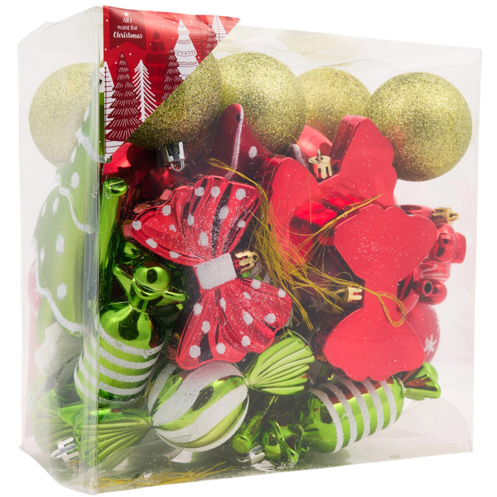 Set of 37 Candy Cane Carnival Baubles Image 8
