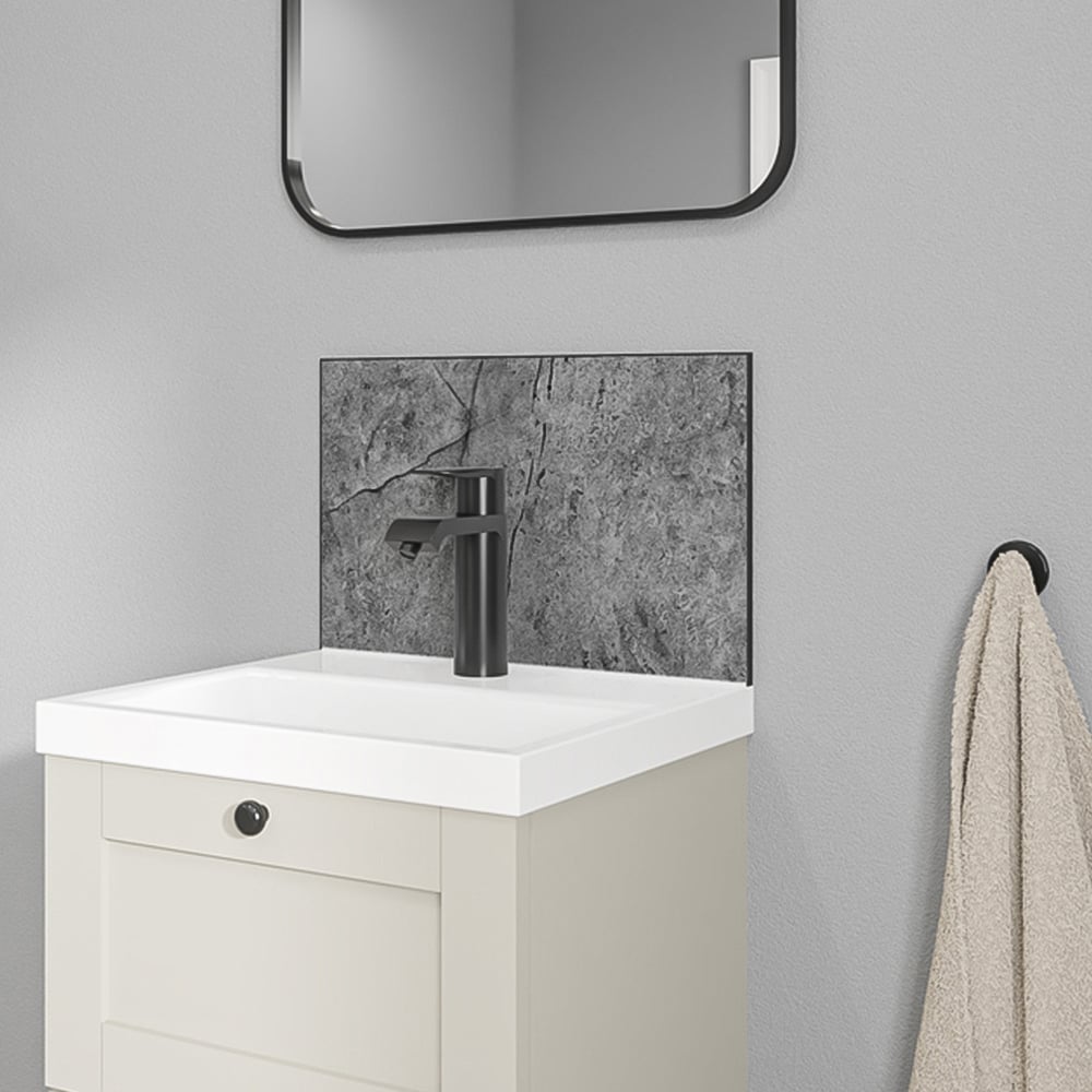 Wetwall Alloy Tempesta Splashback 400 x 250mm Image 1