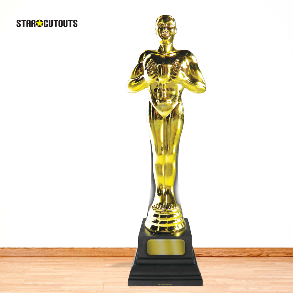Star Cutouts Golden Award Cardboard Cutout 6ft Image 2