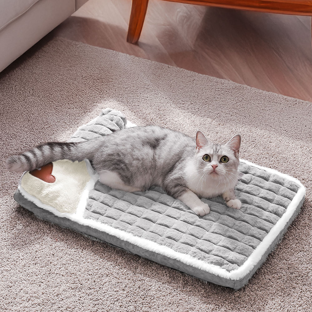 H&O Direct Grey Washable Pet Sleeping Mat 60 x 40cm Image 2