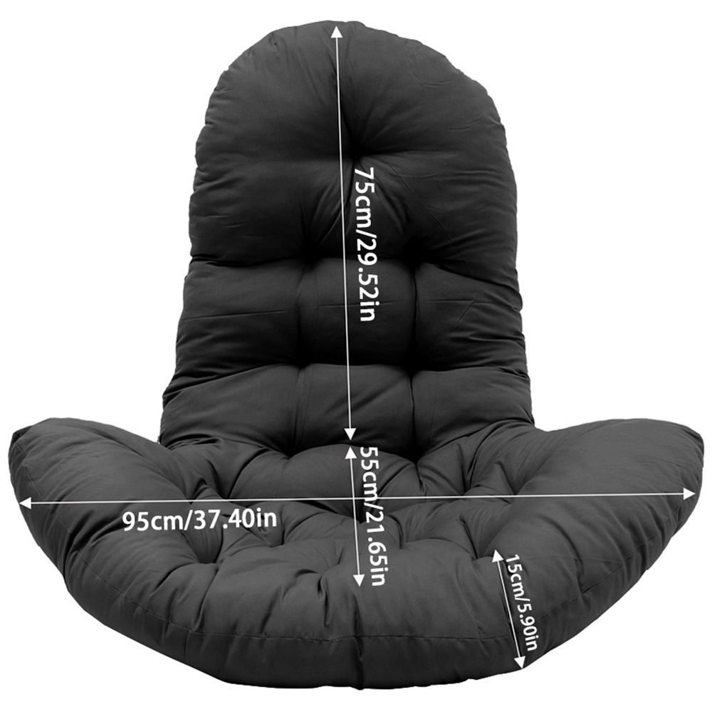 Living and Home Hanging Egg Chair Cushion Image 9