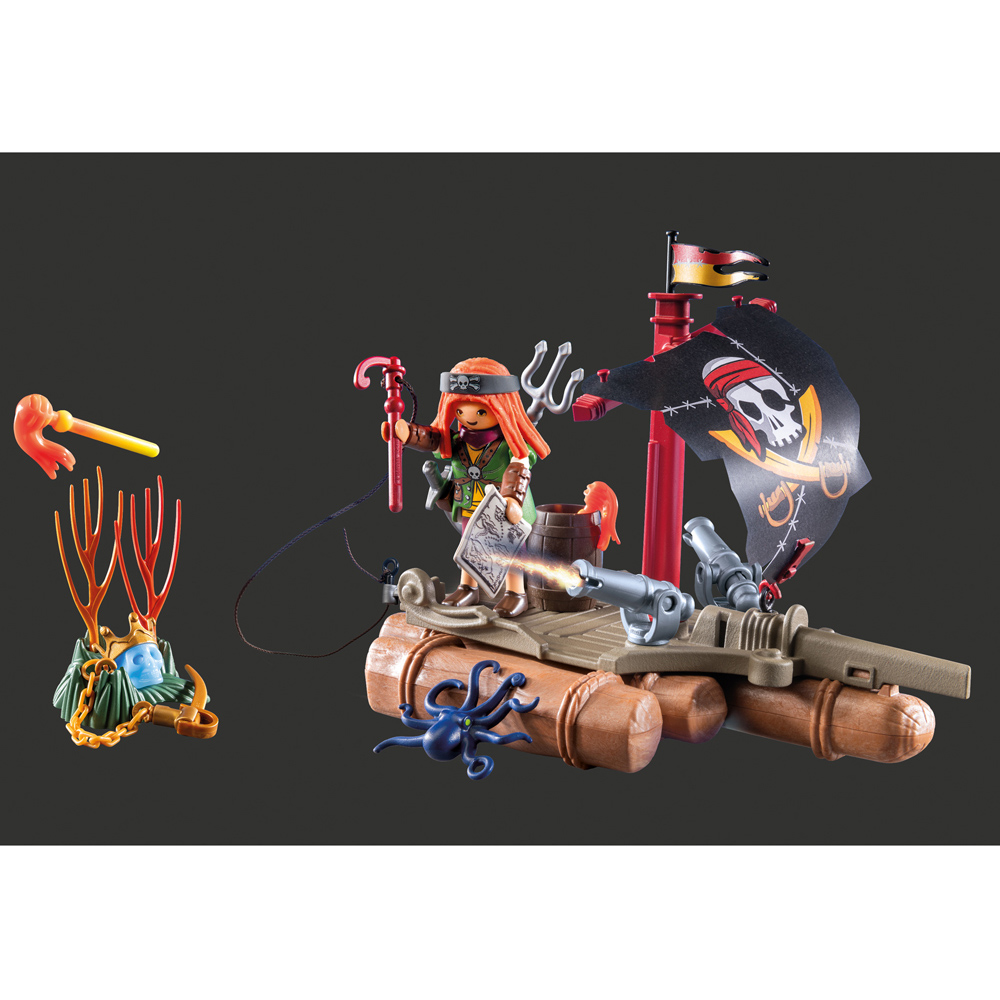 Playmobil Pirate Raft with Treasure Playset Image 4