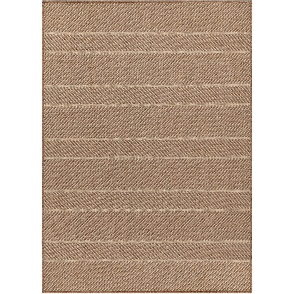 Yard Pentle Natural Jute Effect Indoor and Outdoor Rug 120 x 120cm Image 1
