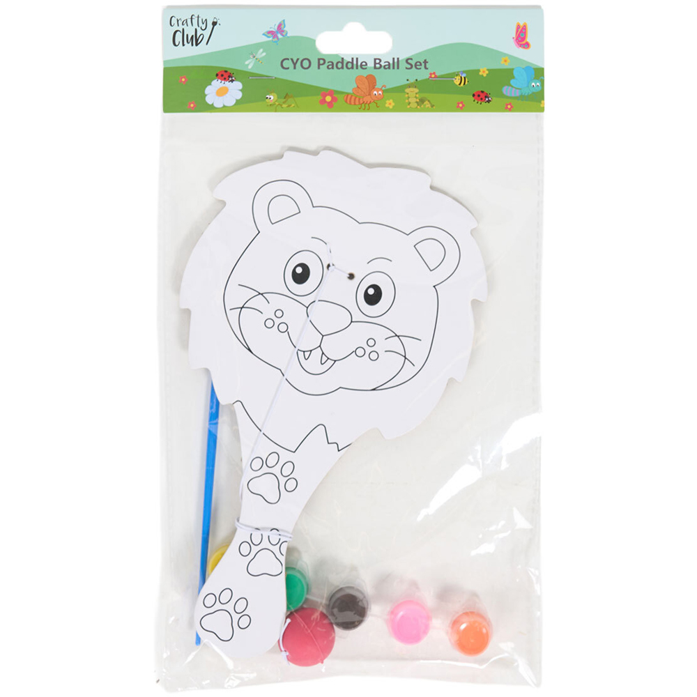 Colour Your Own Paddle Ball Set Image 2