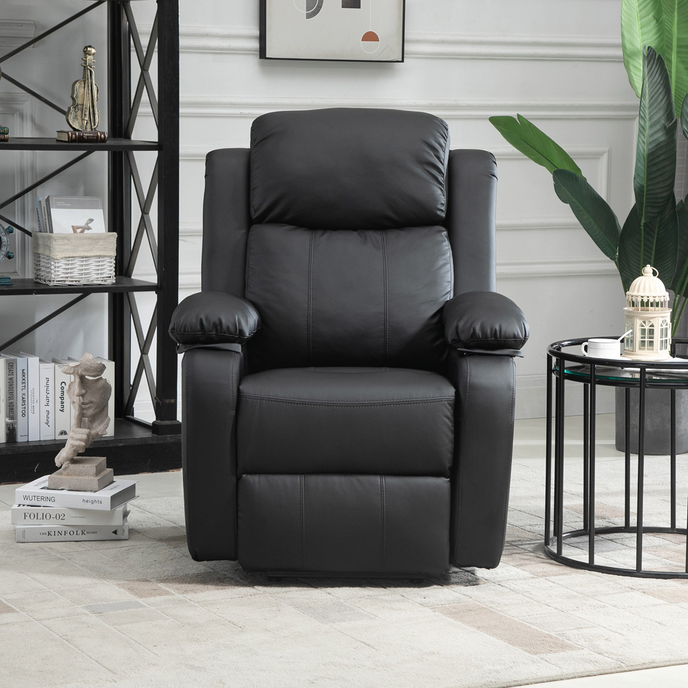 Portland Black Power Lift Massage Reclining Chair with Remote Image 7