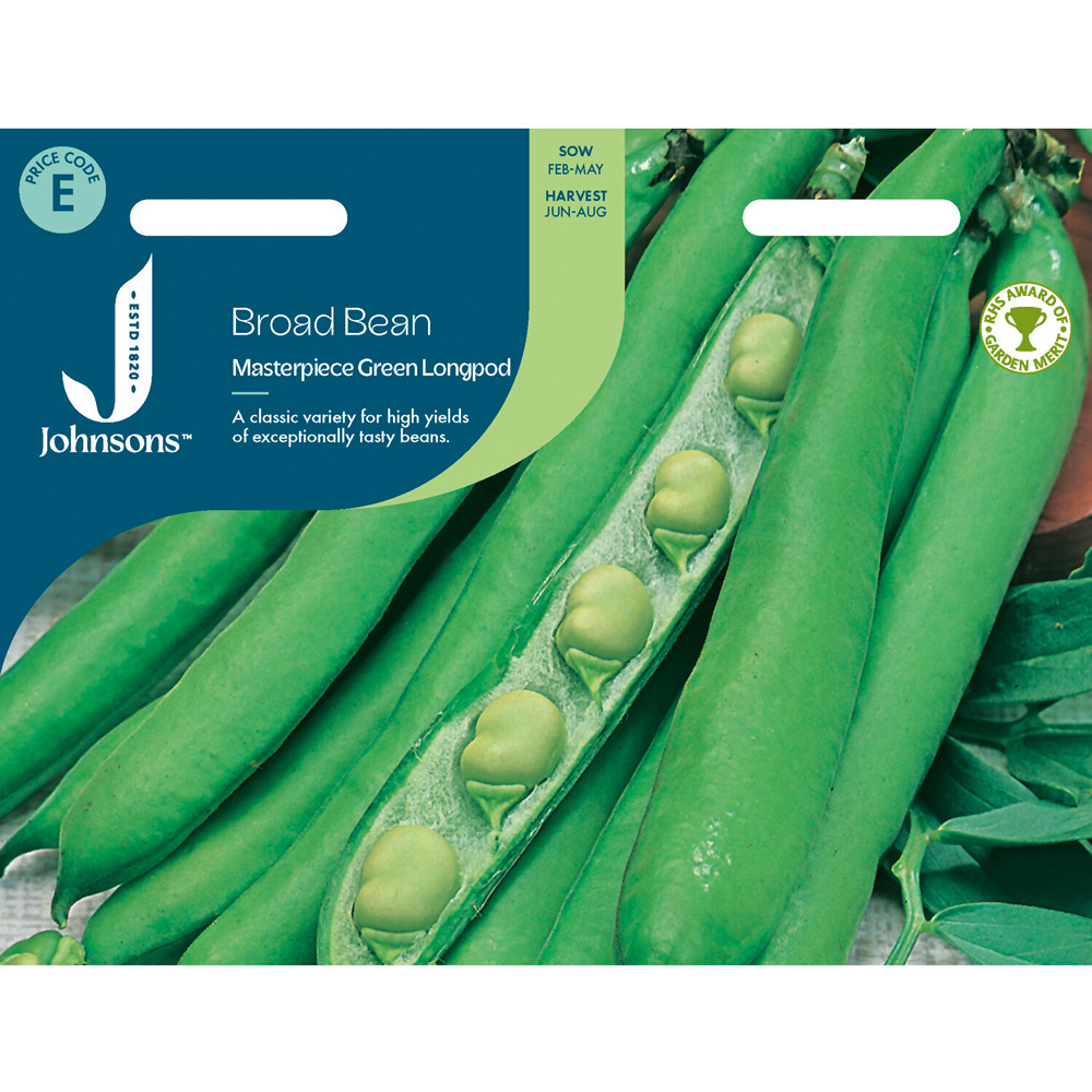 Broad Bean Masterpiece Green Longpod Seeds Image 1