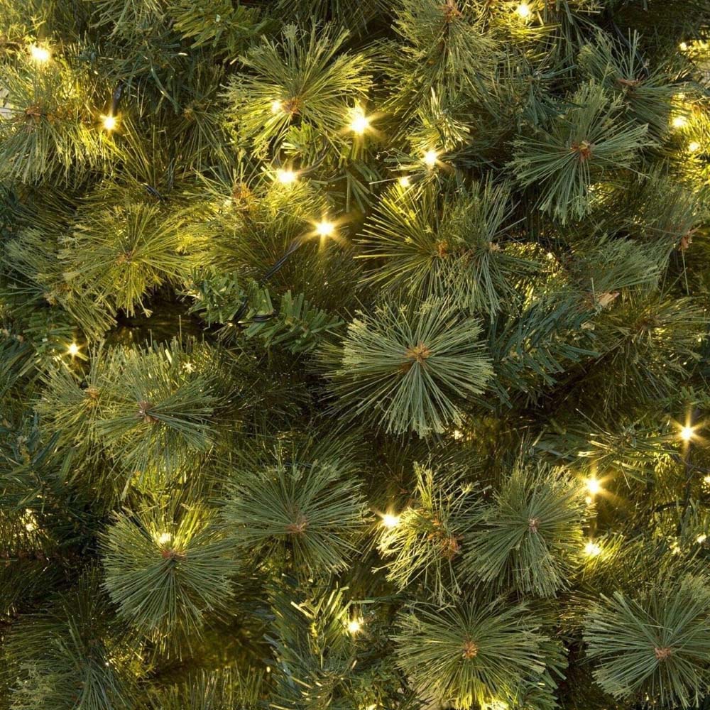 Shatchi Pre-Lit Warm White LED Kentucky Artificial Christmas Tree 7ft Image 4