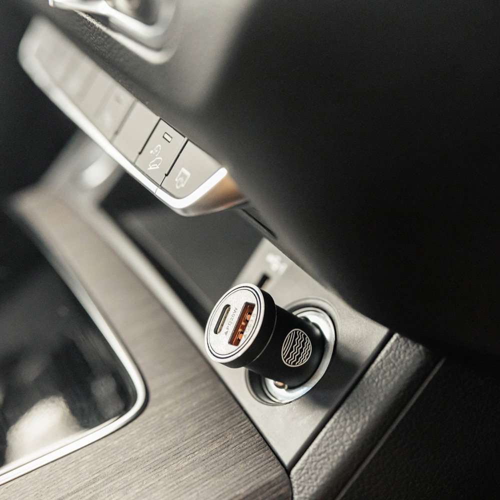 Our Pure Planet Dual USB-A + USB-C Car Charger 36W Image 8