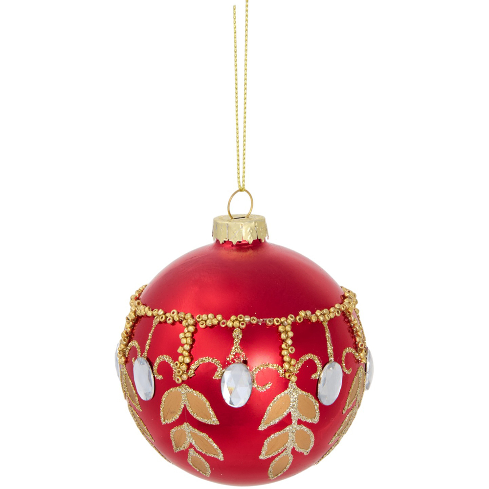 Embellished Christmas Bauble Image 4