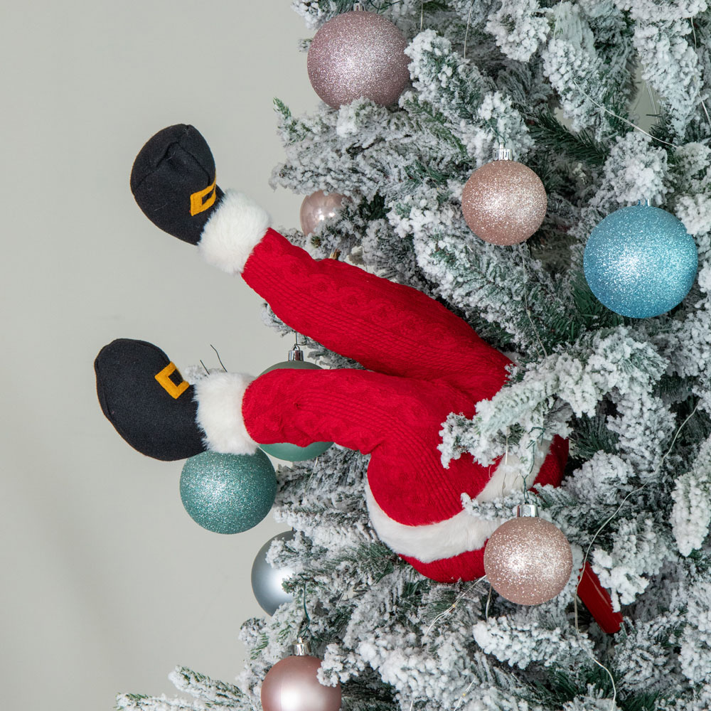 Samuel Alexander Soft Animated Santa Kicking Legs Christmas Decoration 55cm Image 9