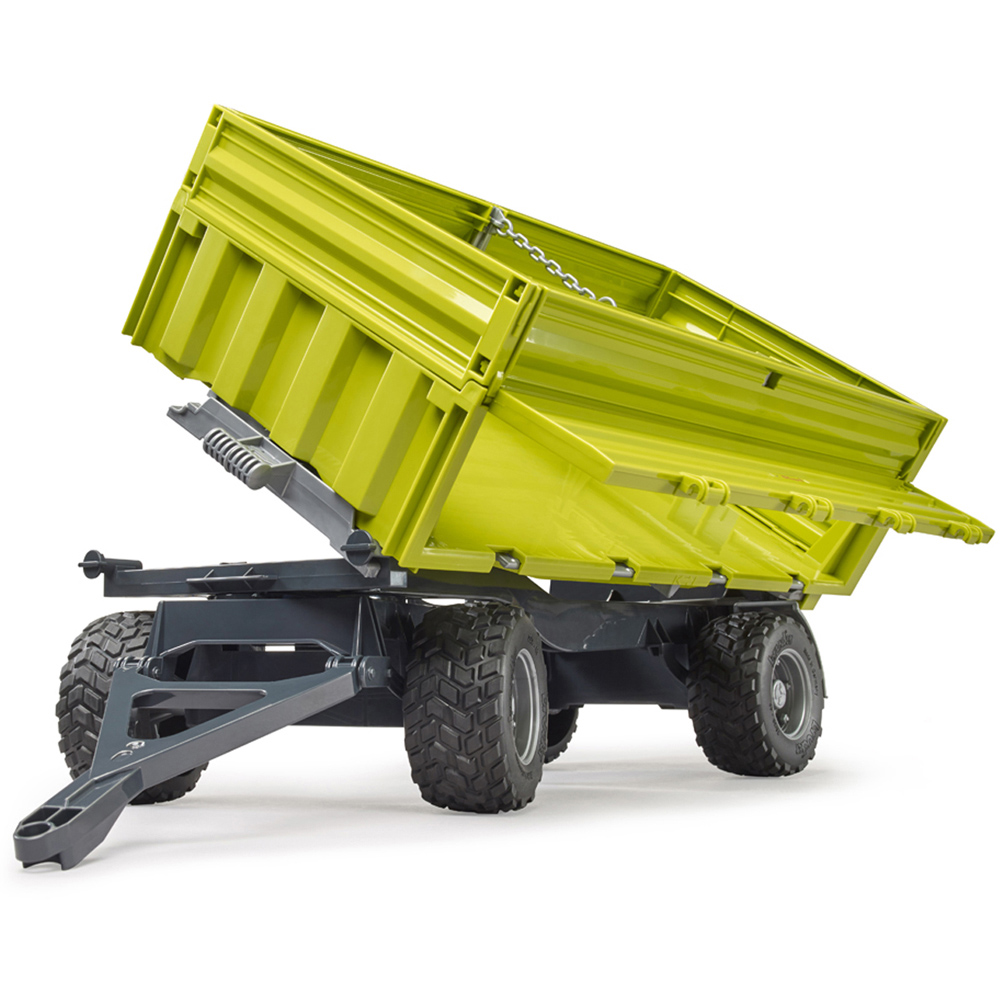 Bruder Kids Fliegl 3 Way Tipping Trailer with Removable Top Playset Model Image 5