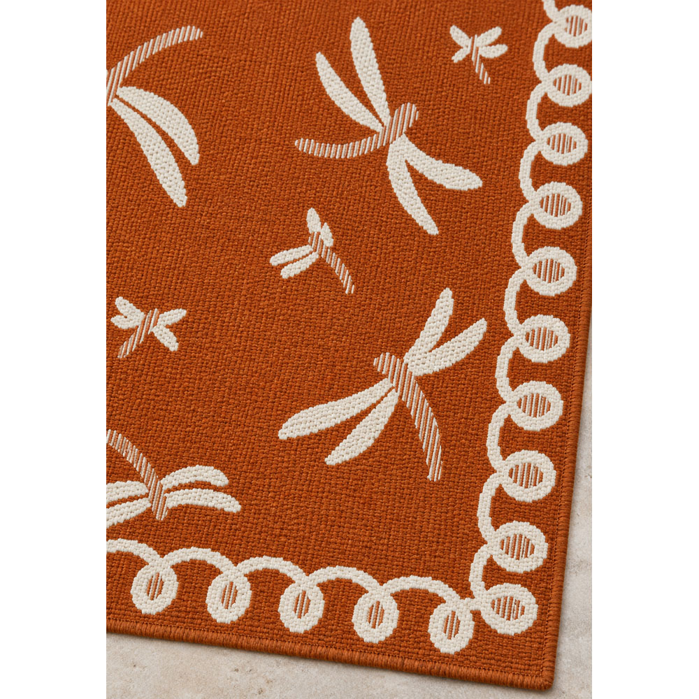 Portland Rugstyle Terracotta Dragonfly Rug 240 x 340cm Image 3