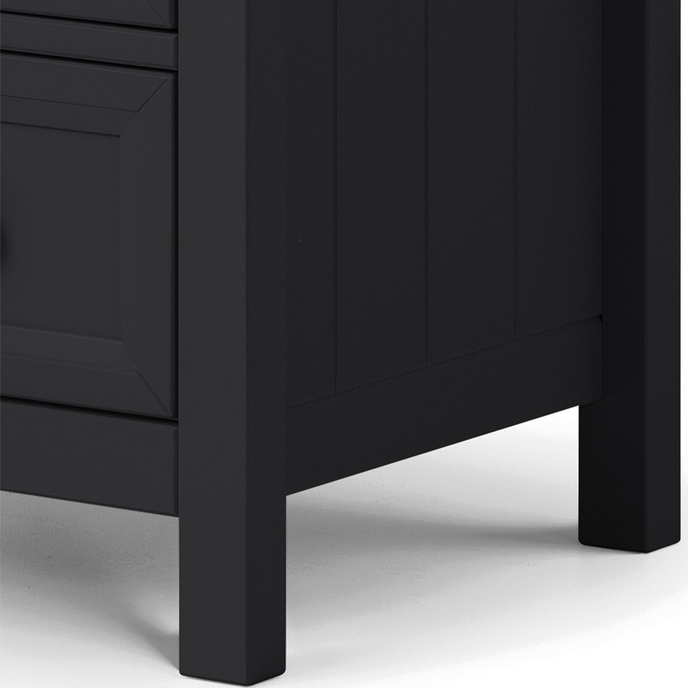 Julian Bowen Maine 6 Drawer Anthracite Wide Chest of Drawers Image 5