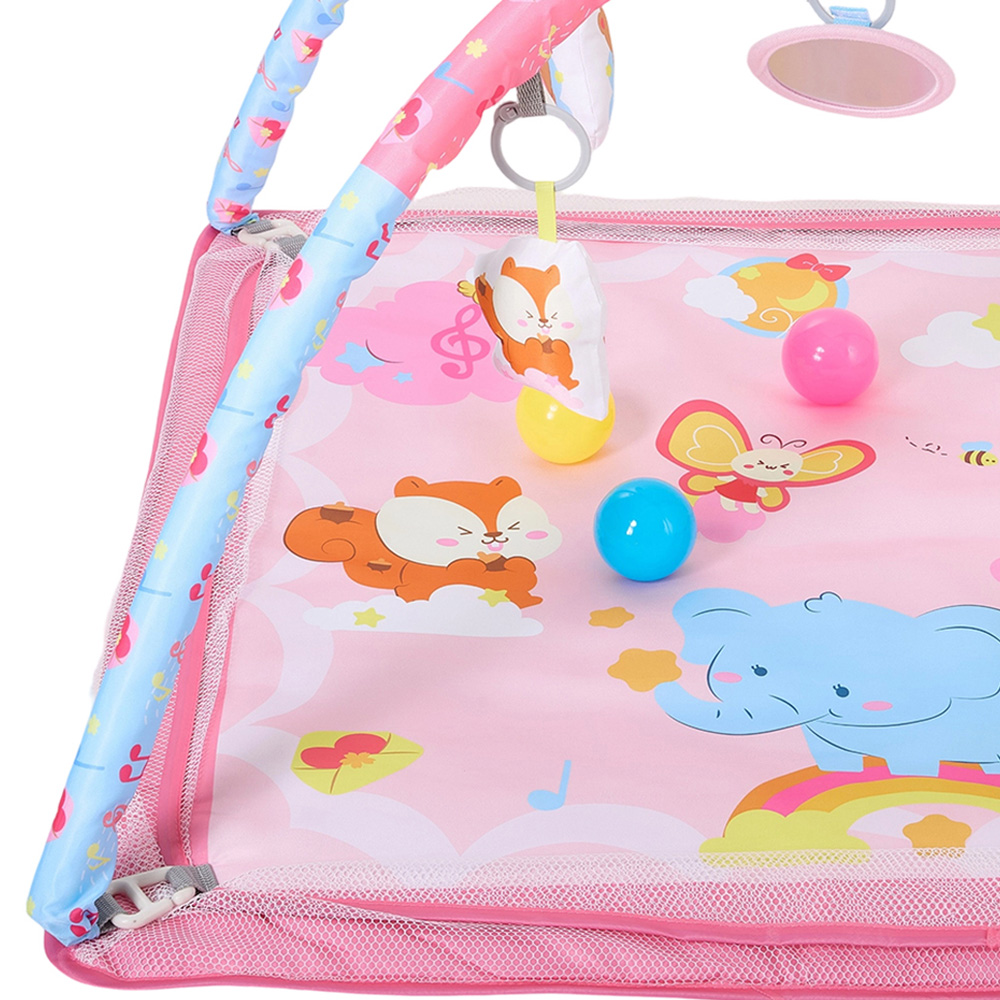 H&O Direct Pink Square Playpen Set Image 5