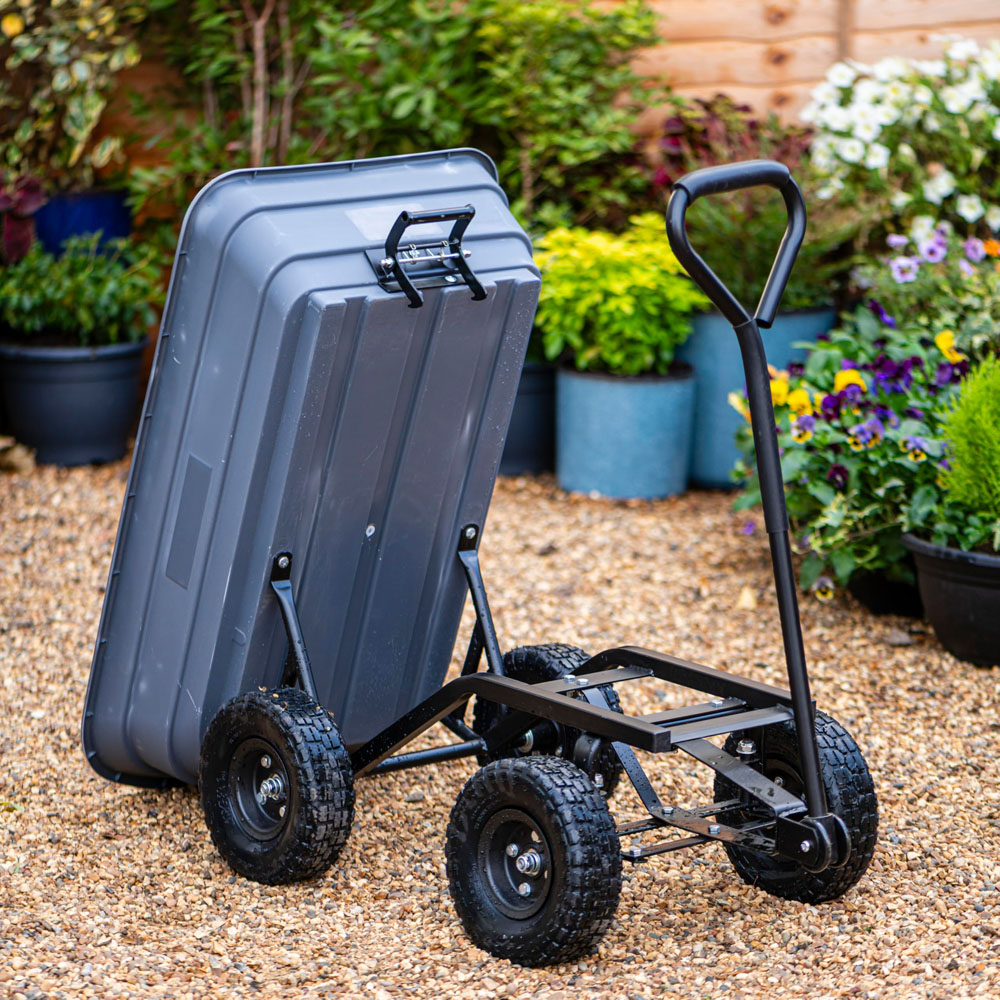 Garden Gear 75L Dump Truck Utility Trolley Image 2
