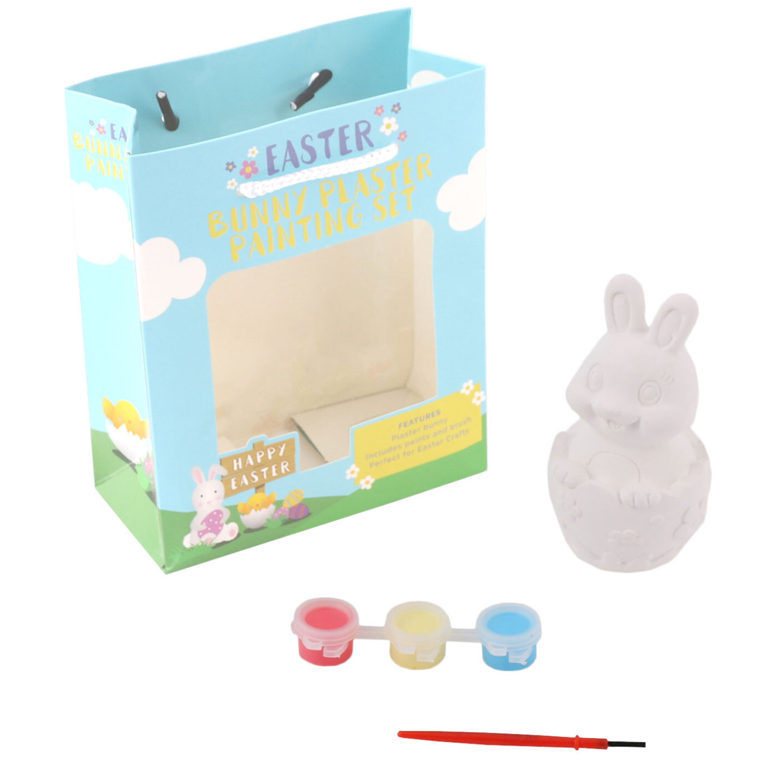 Easter Bunny Plaster Painting Set Image