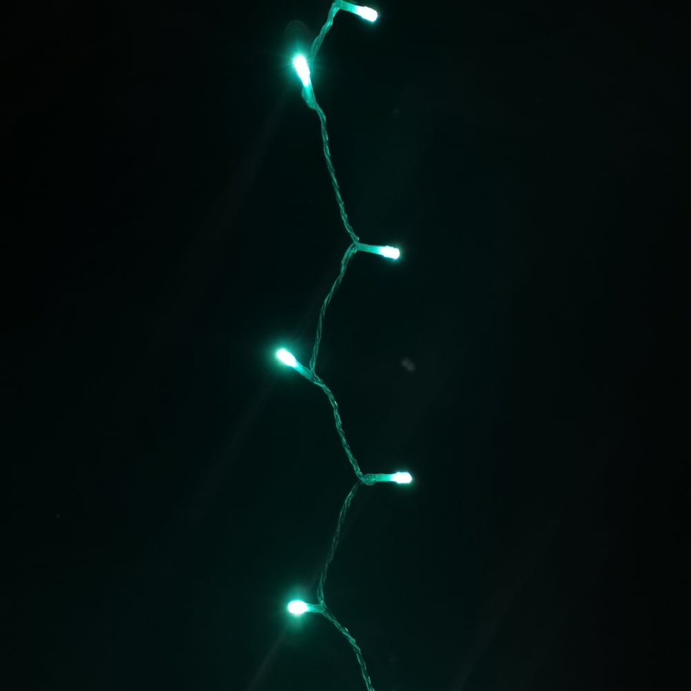 Premier SupaBrights 200 Turquoise LED Christmas String Light Image 4