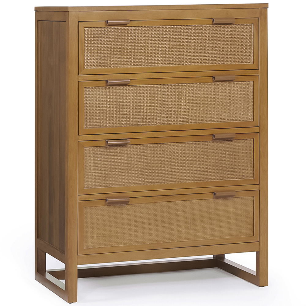Teamson Home Hatteras 4 Drawer Natural Dresser Image 2