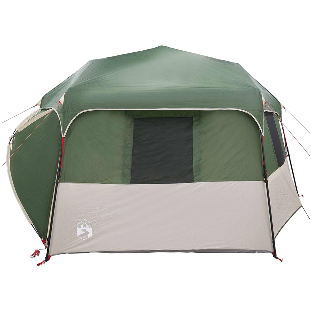 vidaXL 12 Person Instant Camping Shelter Green Image 5
