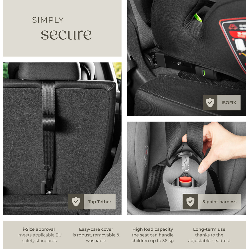 tectake Emely 5 Point Harness Children Car Seat Image 7