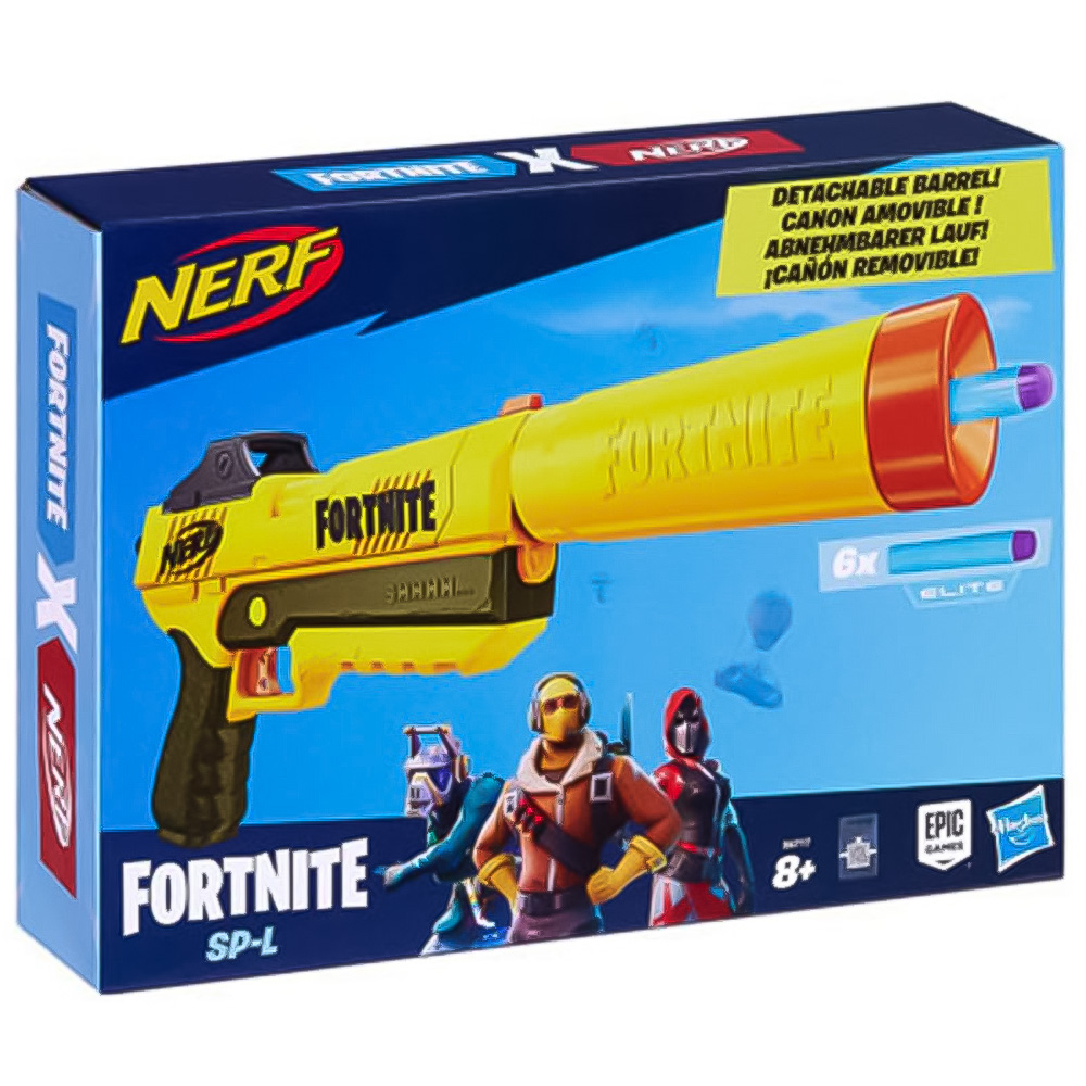 Hasbro Nerf Fortnite SP-L Elite Blaster with 6 Darts Image 3