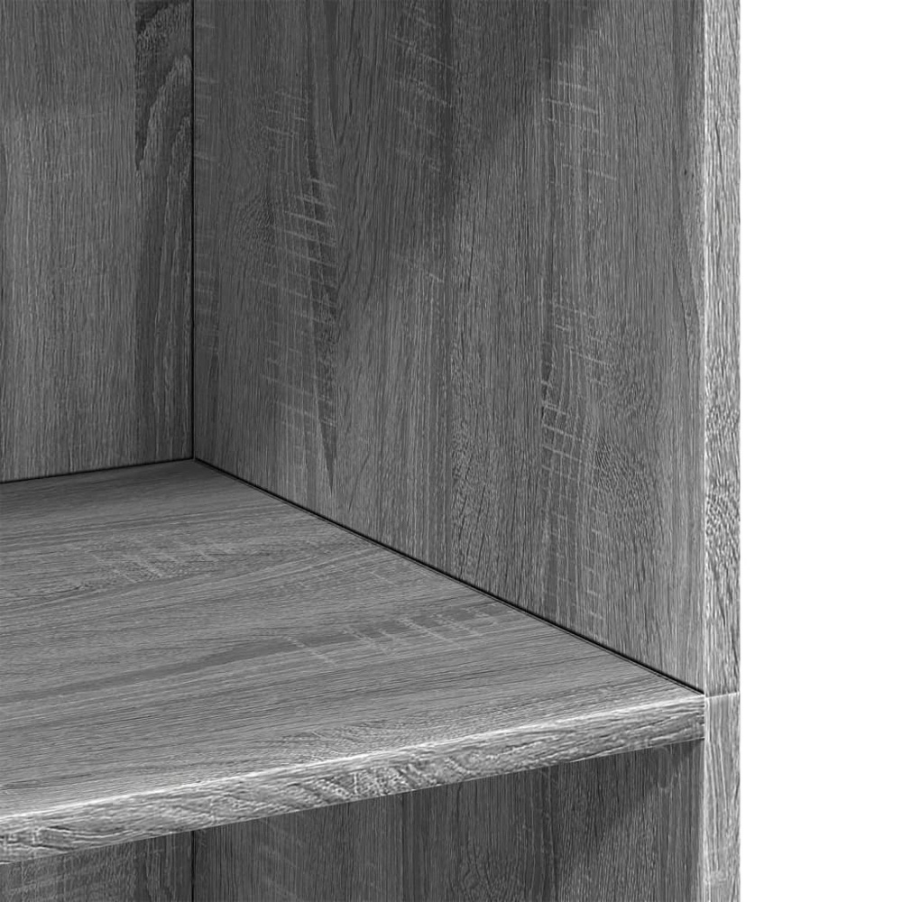 vidaXL 4 Shelf Grey Sonoma Highboard Image 7
