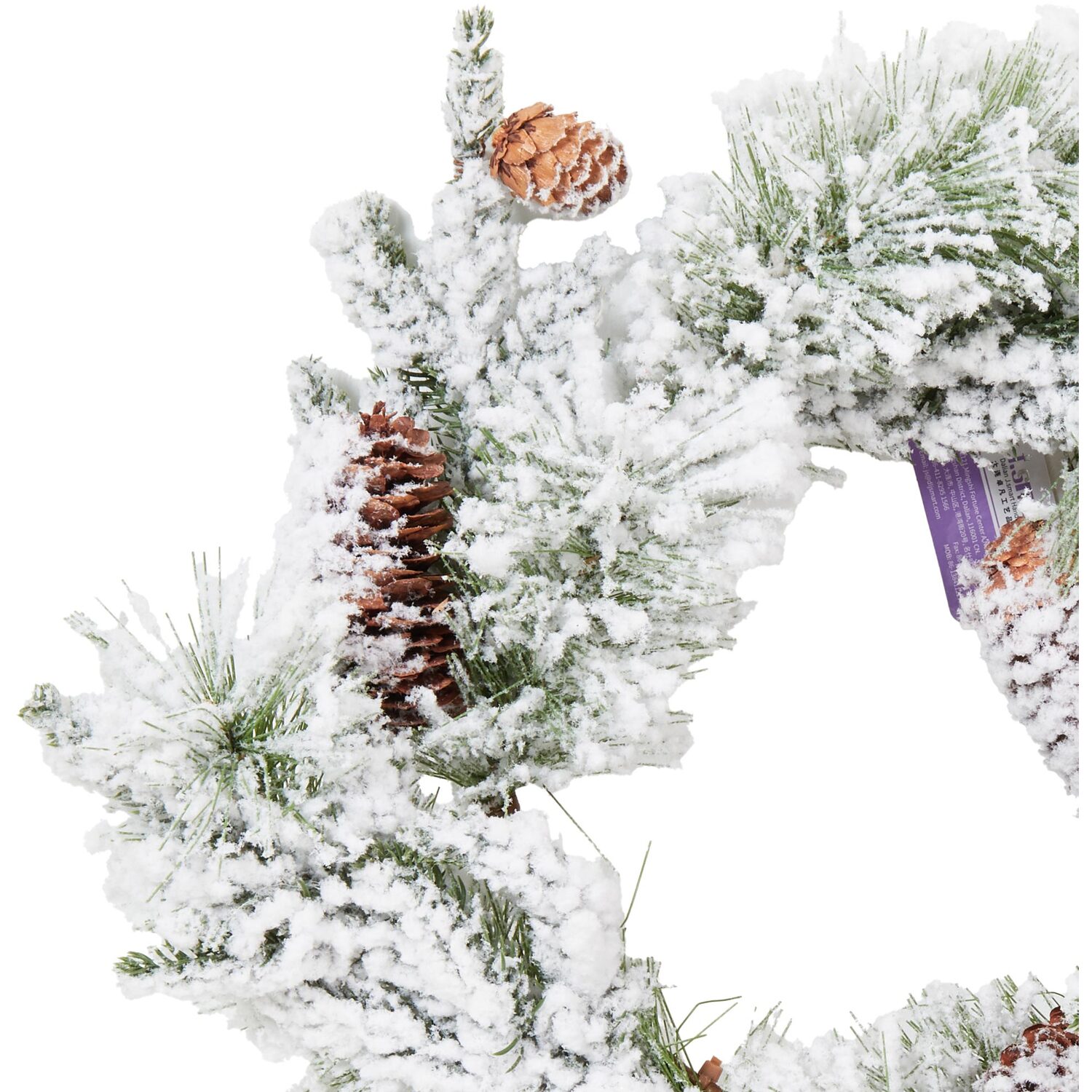 Frosted Pinecones Candle Ring Image 2