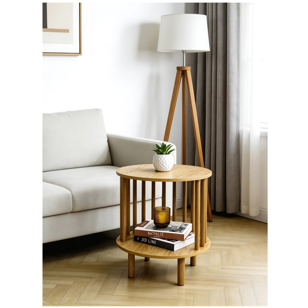 Cove Side Table Natural Image 4