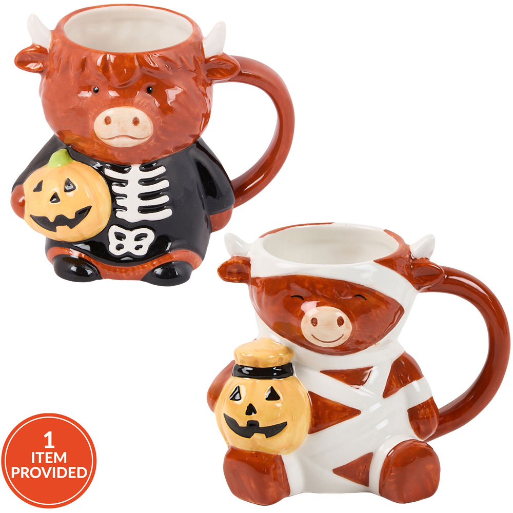Halloween 3D Highland Cow Mug Image 9