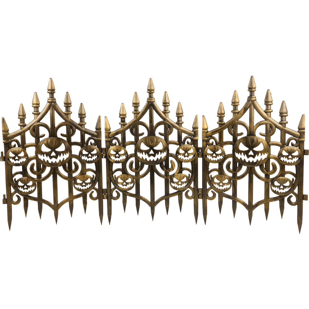Halloween Fence Bronze Image