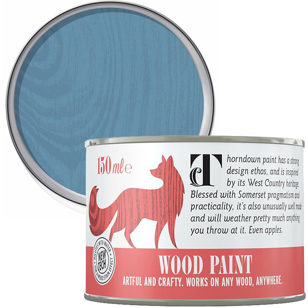 Thorndown Squirrel Blue Satin Wood Paint 150ml Image 1