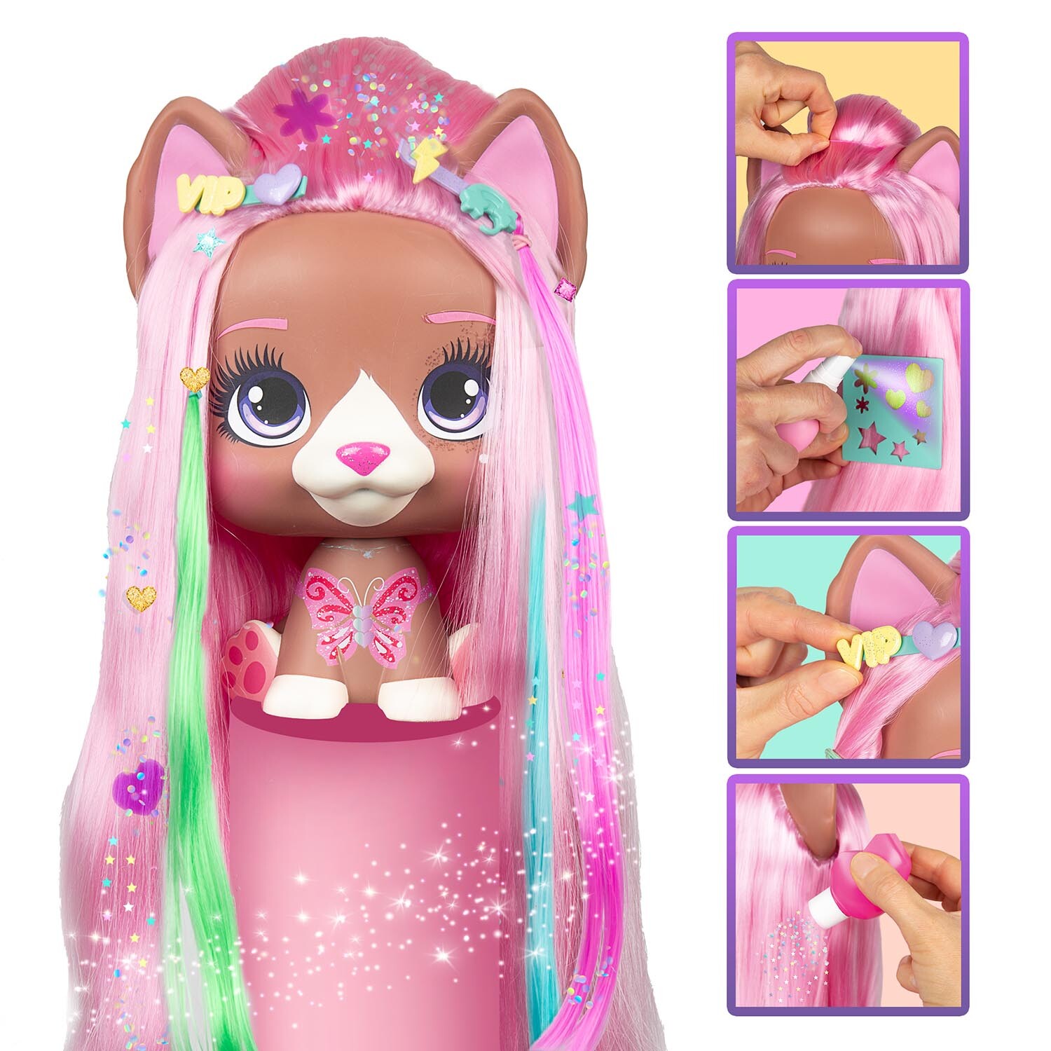 VIP Pet Pink Mega Nyla Doll Playset Image 4