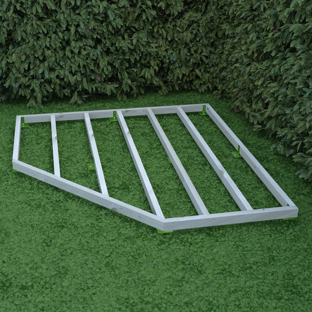 Shire GB 7 x 7ft Pressure Treated Corner Shed Base Kit Image 2