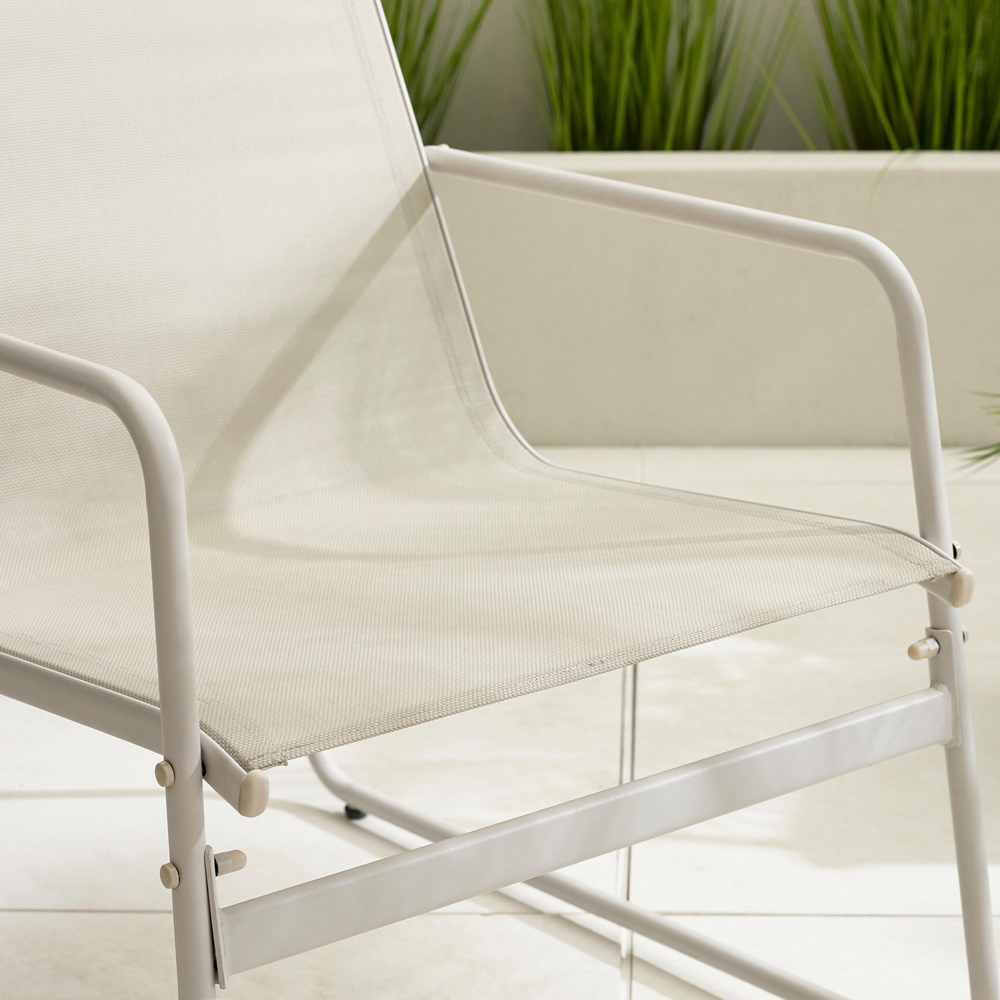 Furniturebox Rafina 4 Seater Cream Outdoor Chairs Set Image 3