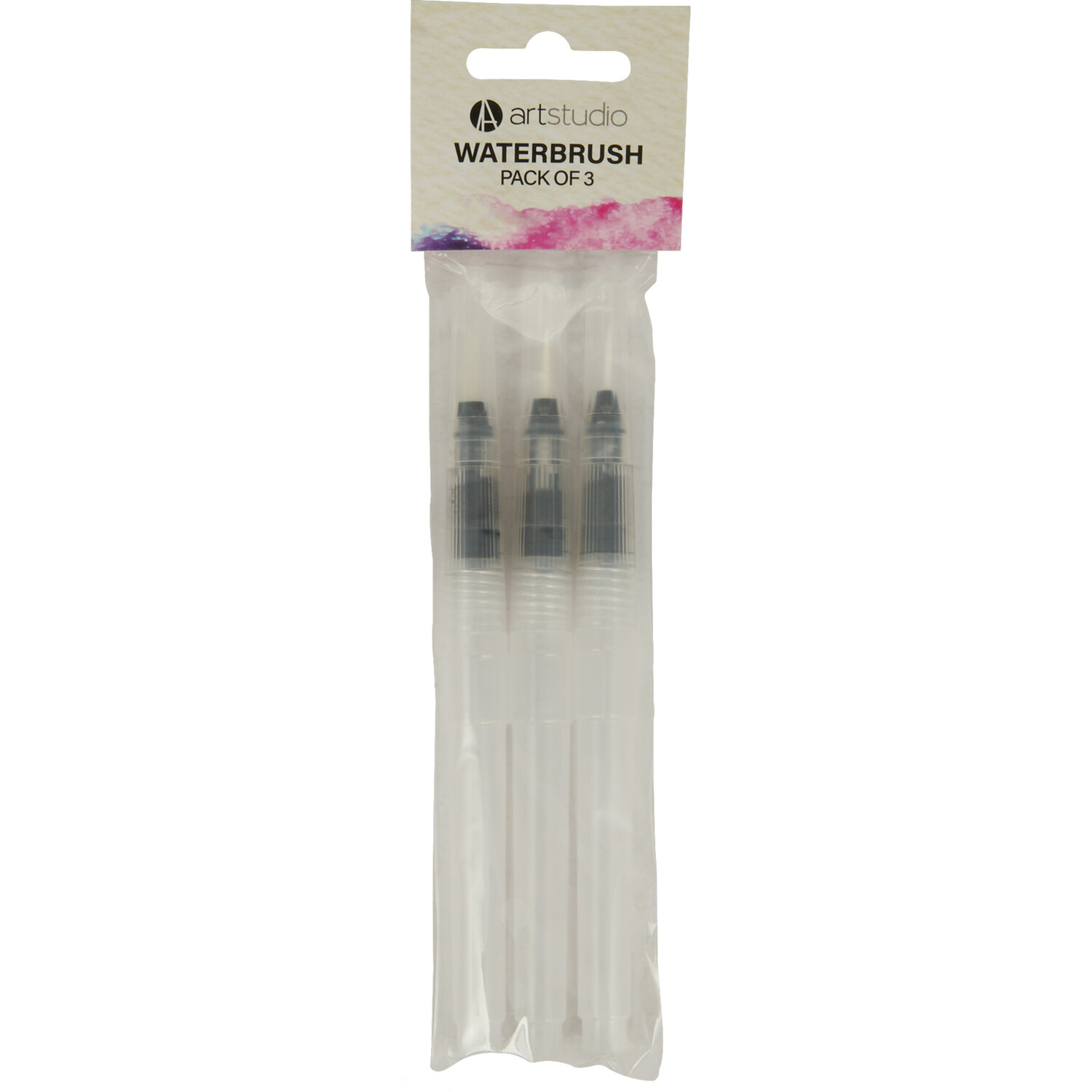 Art StudioPack of 3 Water Brushes Image 1