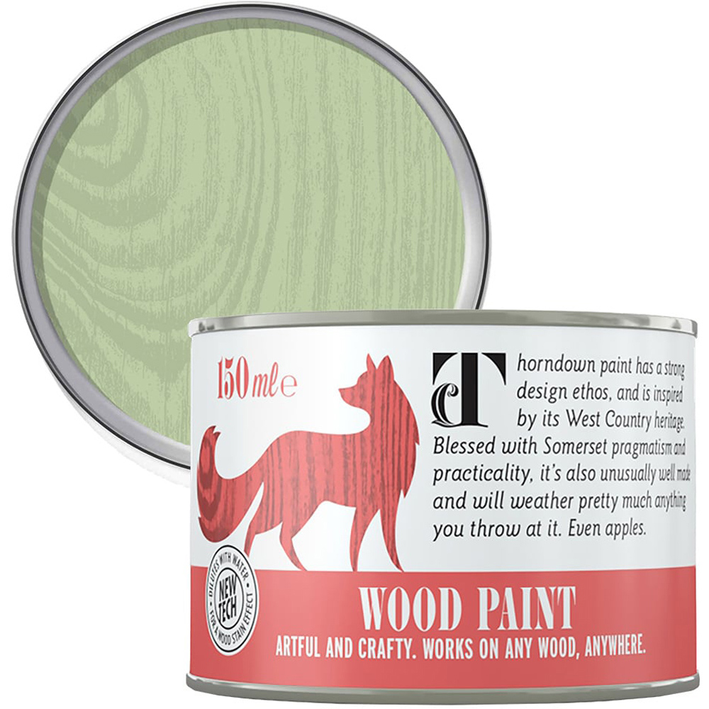 Thorndown Parlyte Green Satin Wood Paint 150ml Image 1