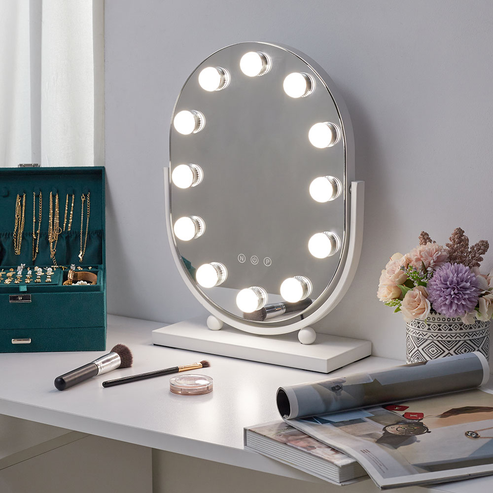 Living and Home LED Makeup Mirror 45 x 30cm Image 7