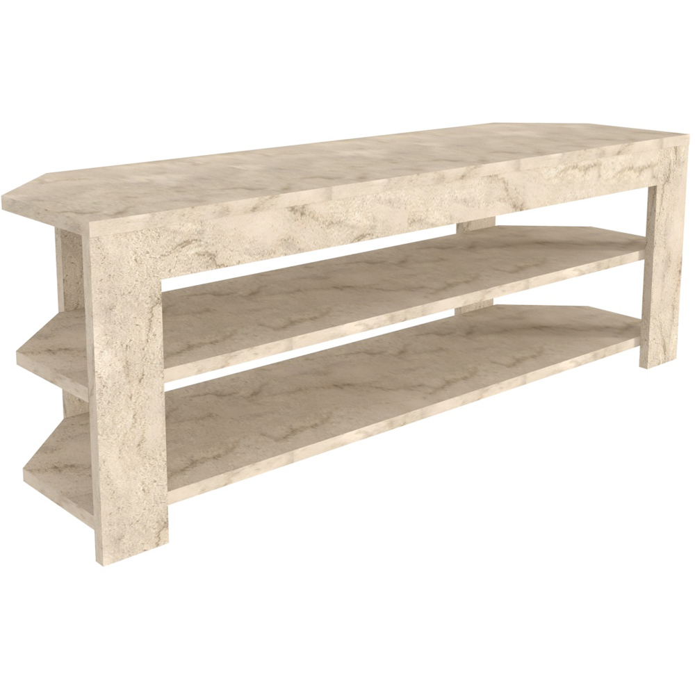 Decorotika Rita 2 Shelf Traverter Corner TV Stand for 43 inch TV Image 3