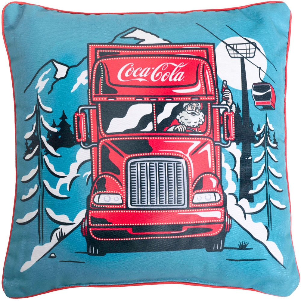 Coca-Cola Seasonal Square Cushion Image 1