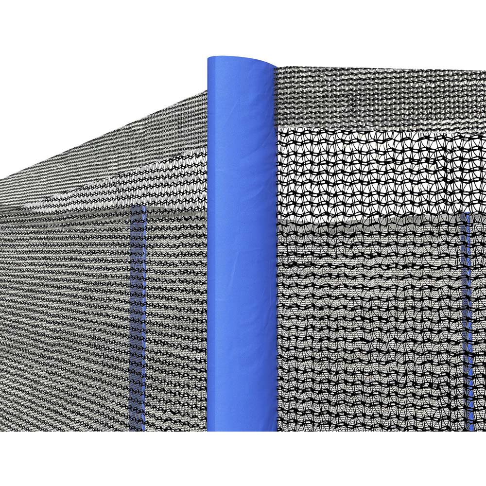 SPORTNOW 8ft Blue Trampoline Replacement Safety Net with Zipped Door Image 5
