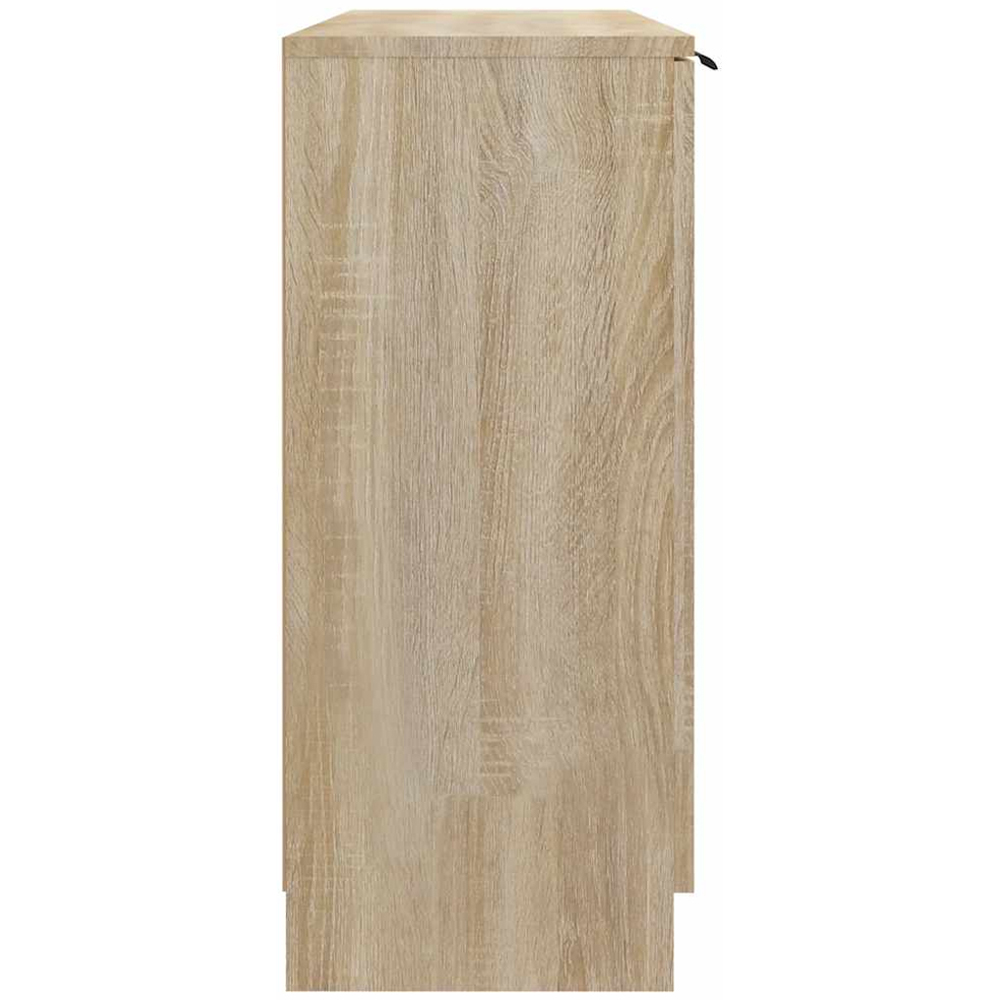 vidaXL 3 Door Sonoma Oak Sideboard Image 6