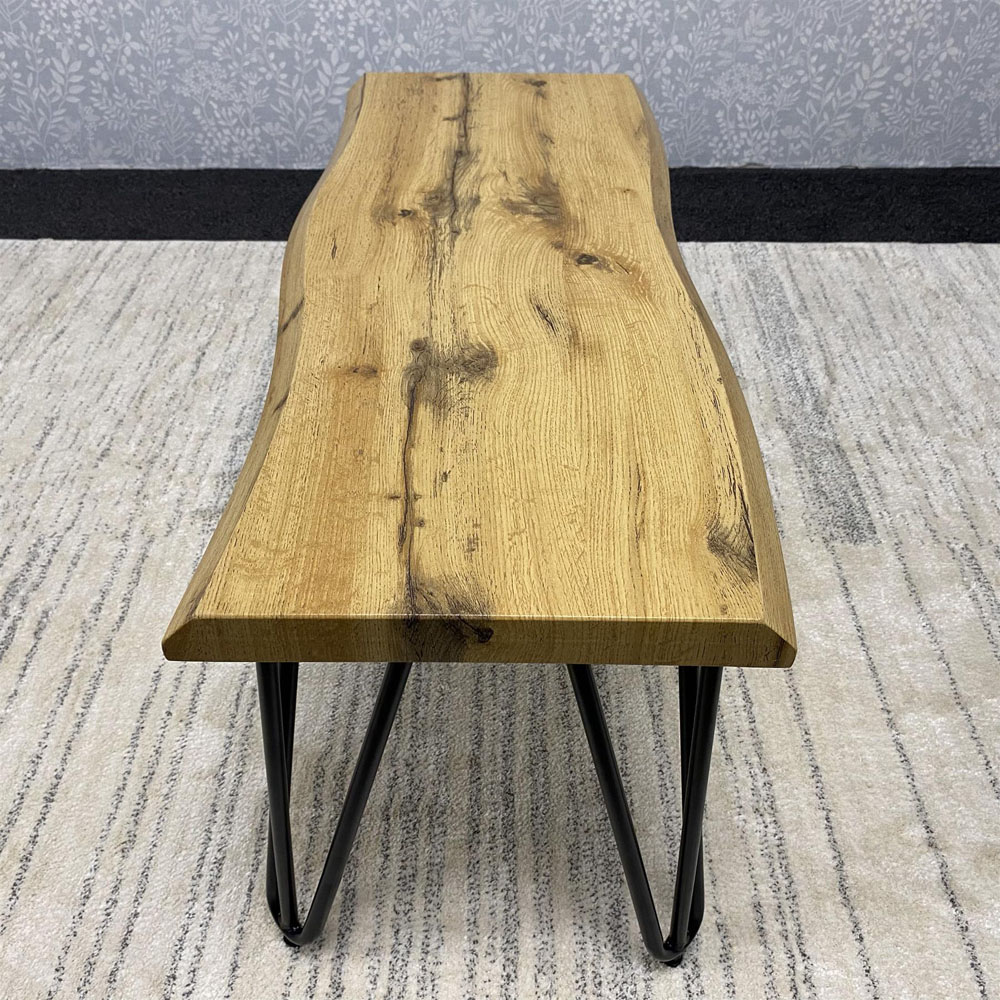 Kosy Koala 4 Seater Rustic Brown Dining Table Image 2