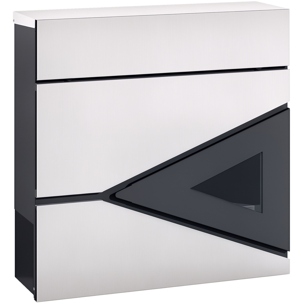 HOMCOM Weatherproof Wall Mounted Mailbox with Lock Image 1