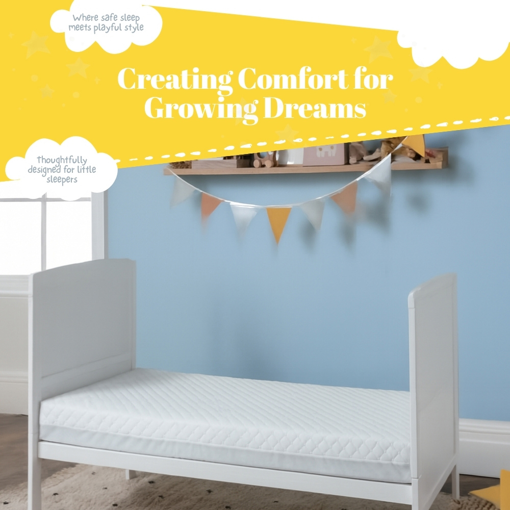 MHG Living Baby Cot Bed Mattress 120 x 60 x 10cm Image 3