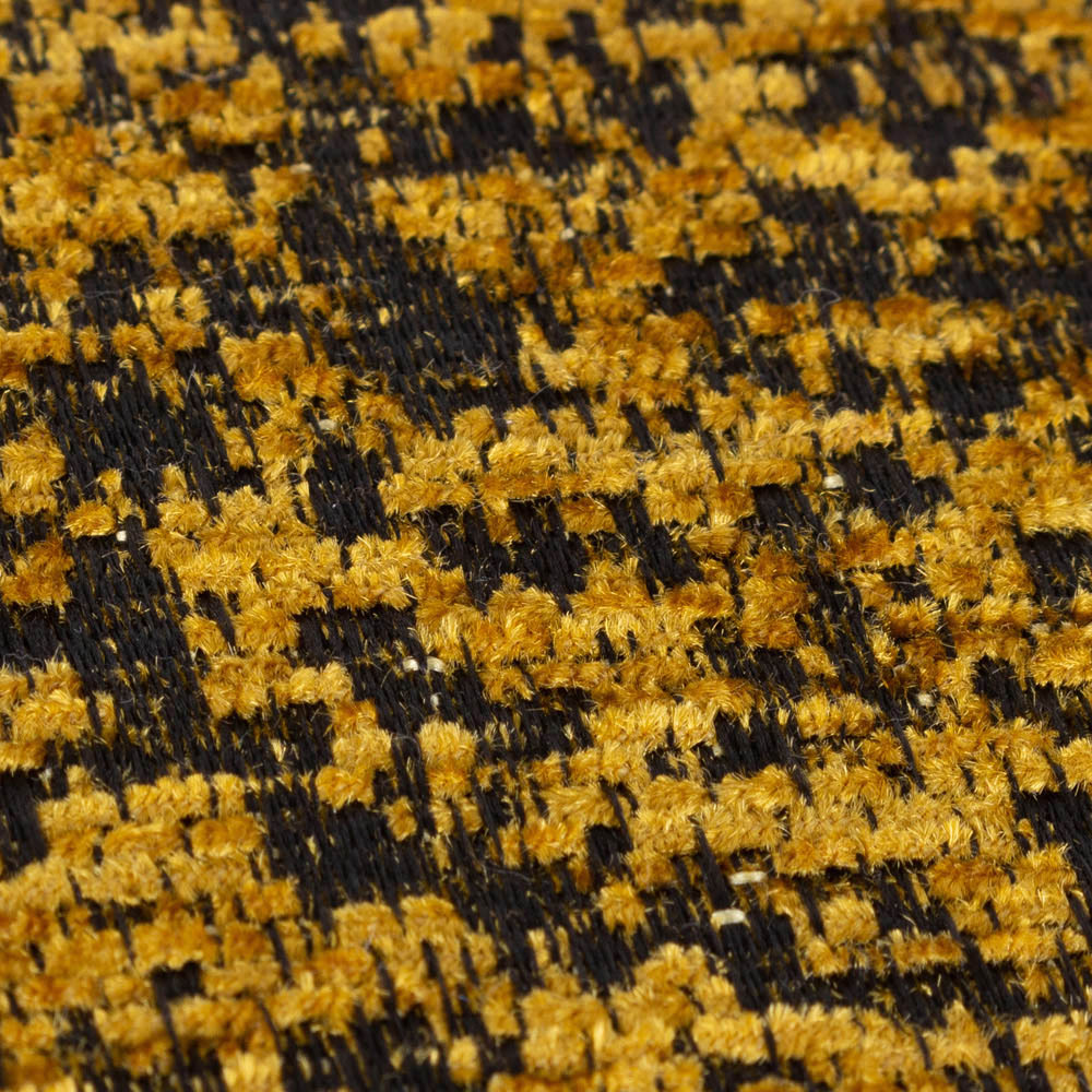 Paoletti Galaxy Gold Chenille Piped Cushion Image 4