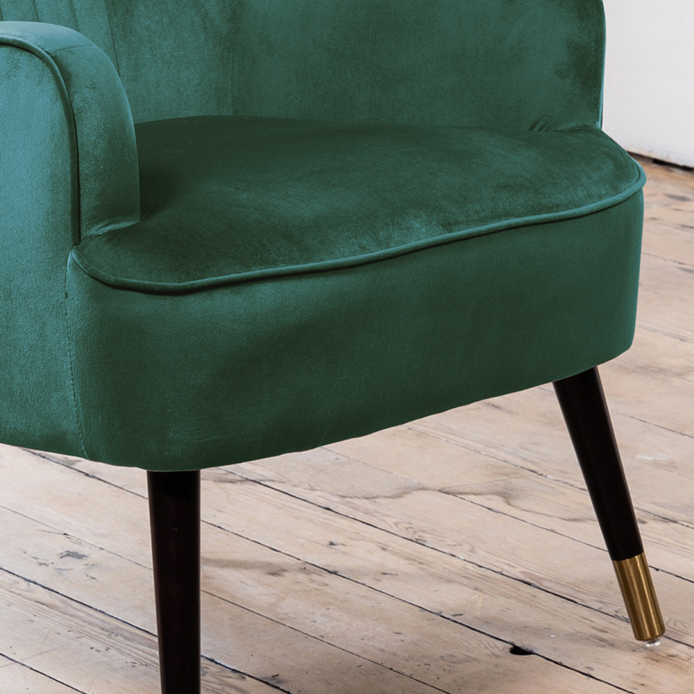 Artemis Home Madison Green Velvet Accent Chair Image 3