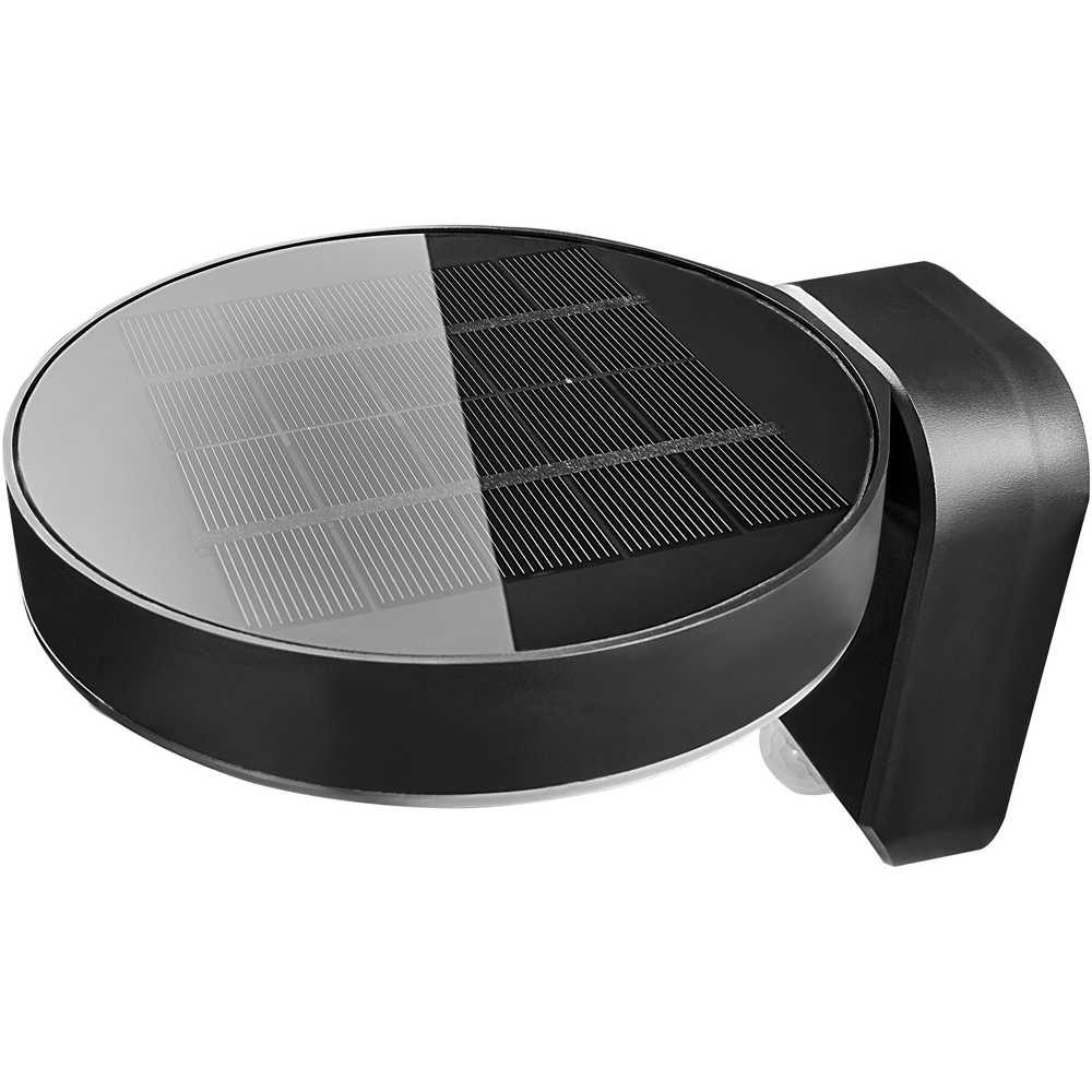 Nordlux Rica Black Round Solar Wall Light Image 3