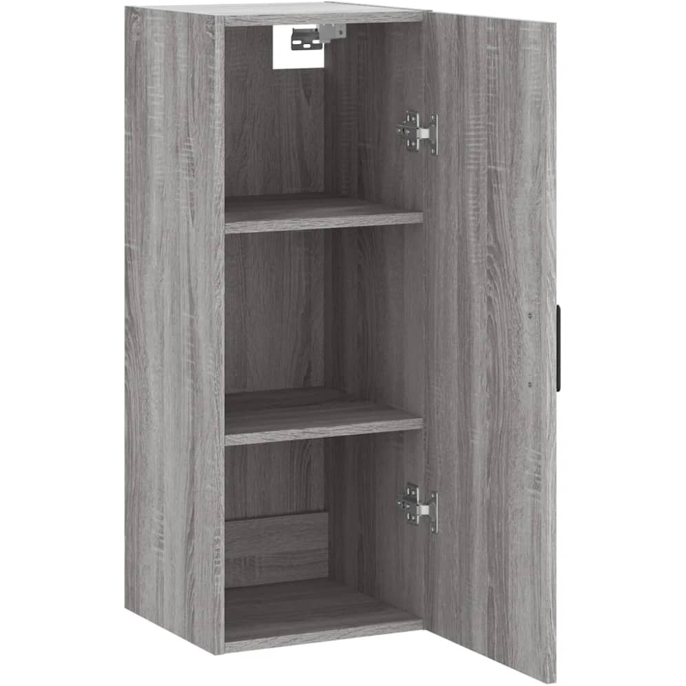 vidaXL Single Door Grey Sonoma Wall Mounted Cabinet Image 6