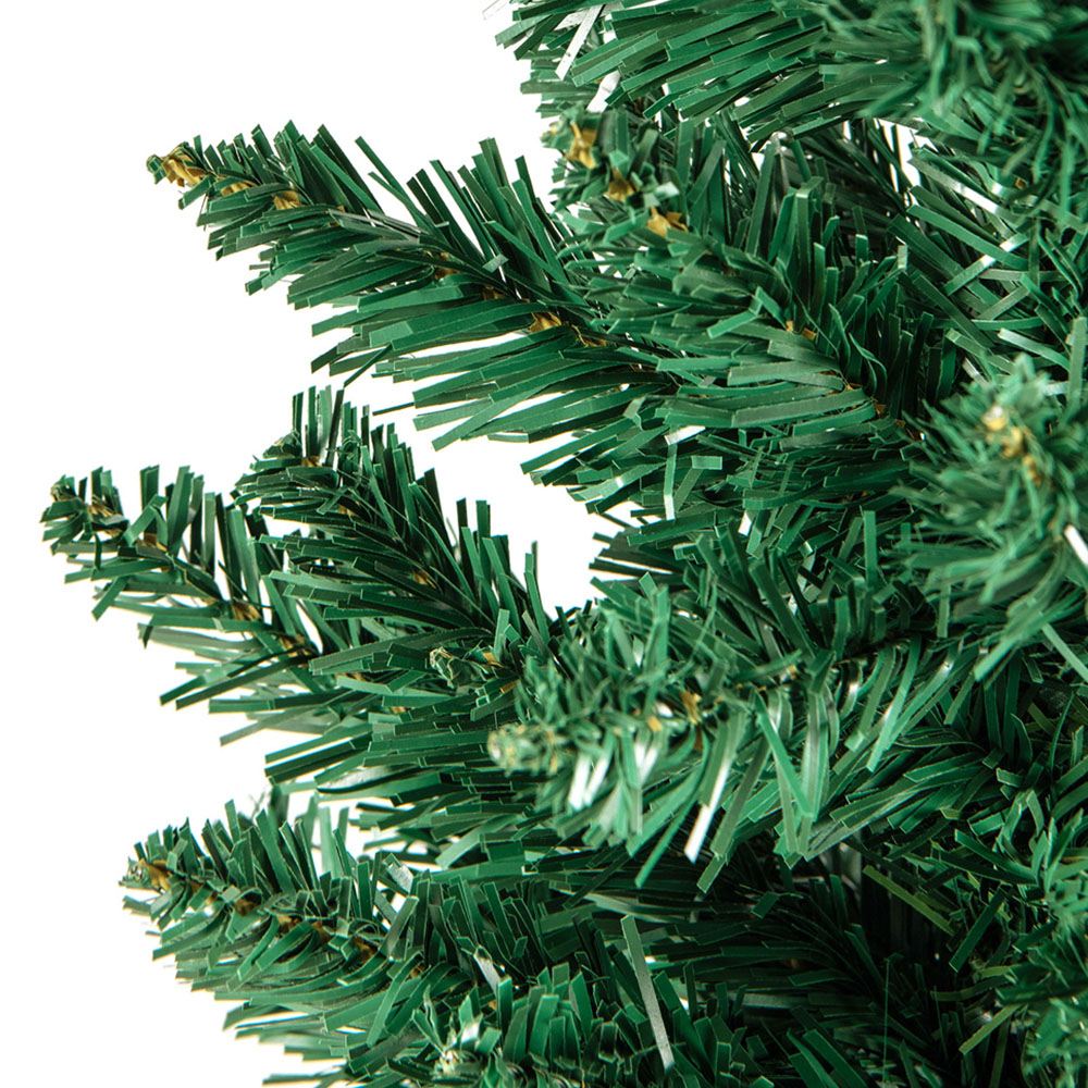 Costway Artificial Christmas Tree with Silver Bucket 3 Pack Image 3
