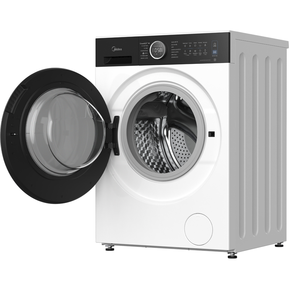 Midea MF205W90WBA30/W 9kg White Freestanding Washing Machine Image 3